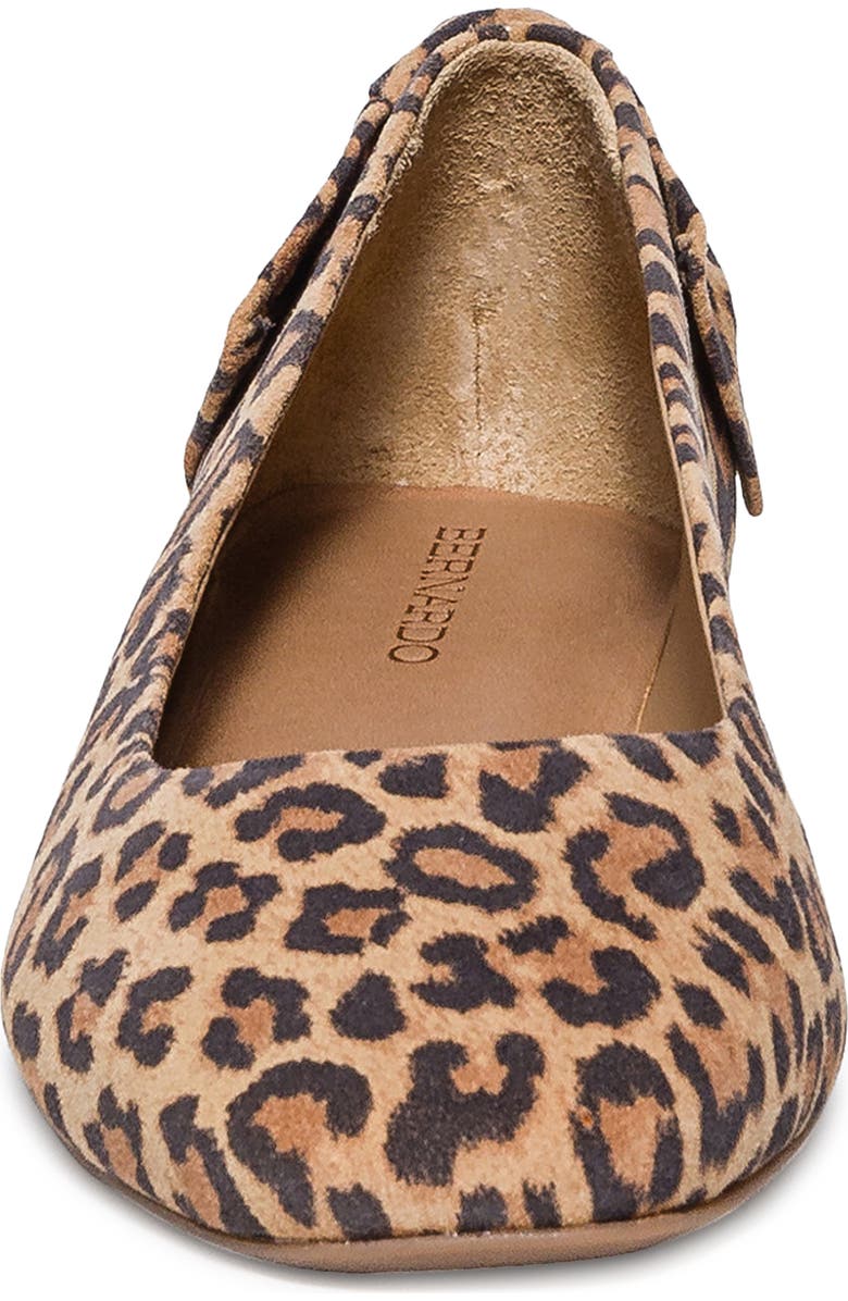 Bernardo Footwear Eloisa Flat, Alternate, color, Sand Cheetah Kid Suede