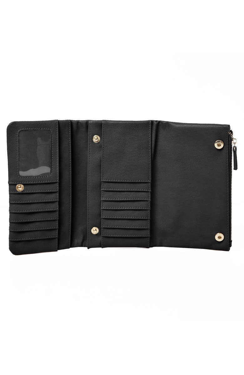 Urban Originals Flower Gypsy Vegan Leather Wallet, Alternate, color,