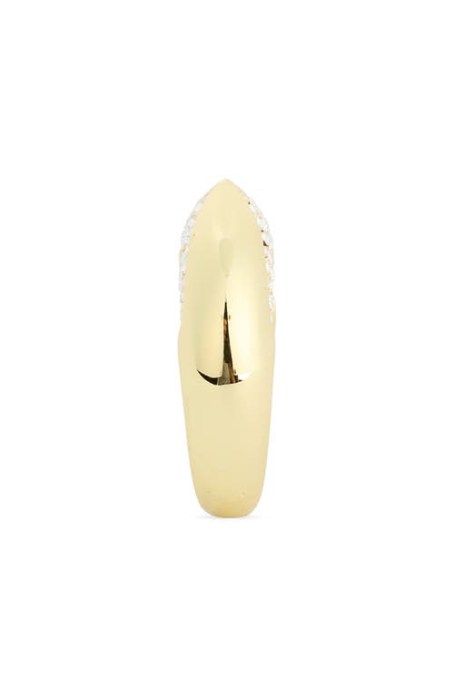 Covet Pyramid Pavé Crystal Band Ring