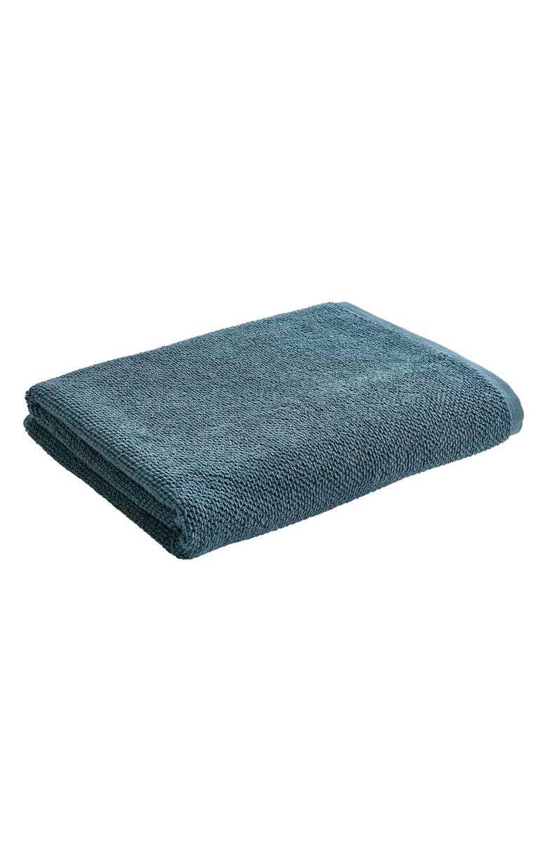 CHRISTY Brixton Textured Popcorn Weave Bath Sheets, Main, color, Slate