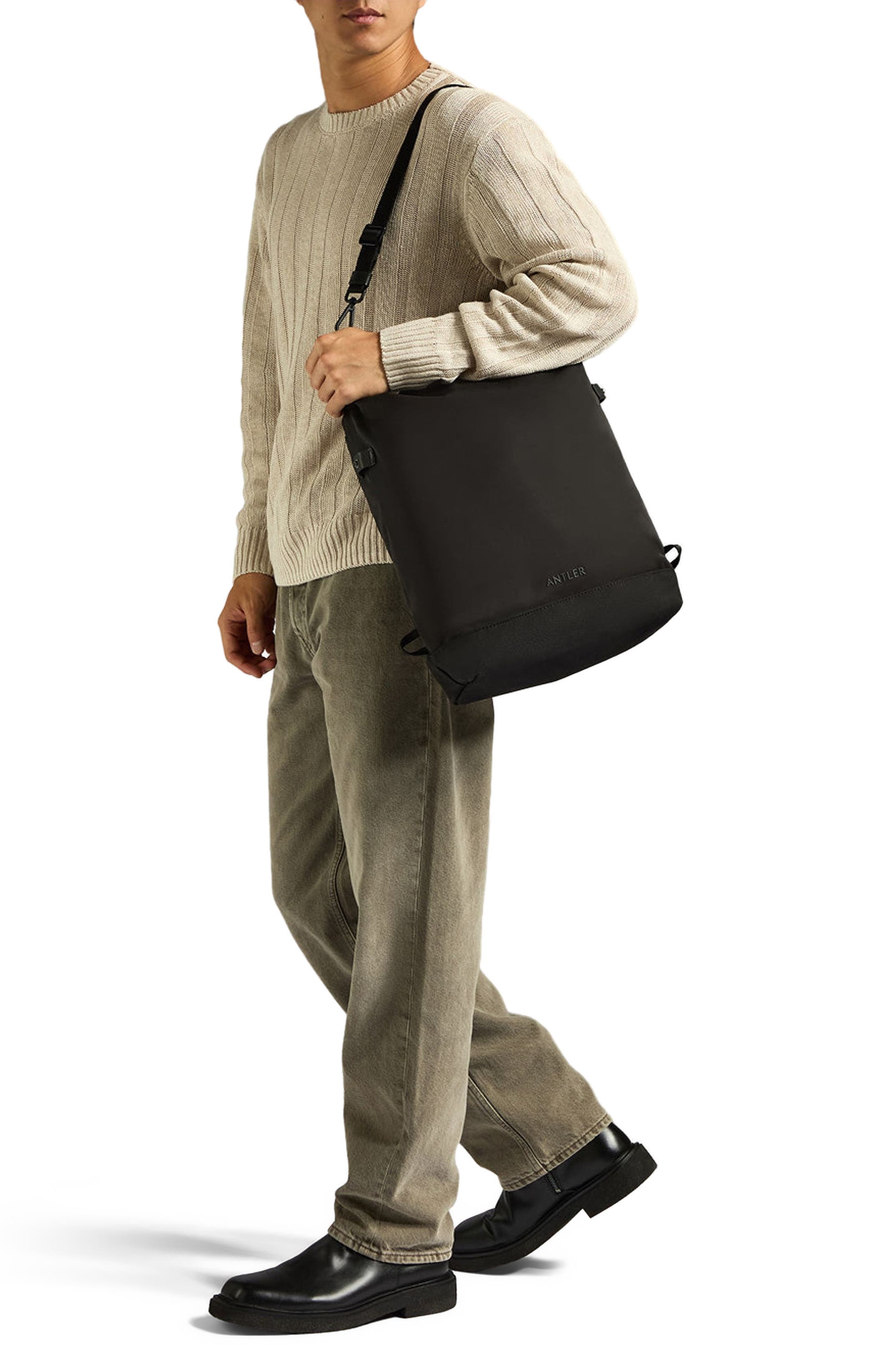 Icon 2-in-1 Tote Backpack, Alternate, color, Black