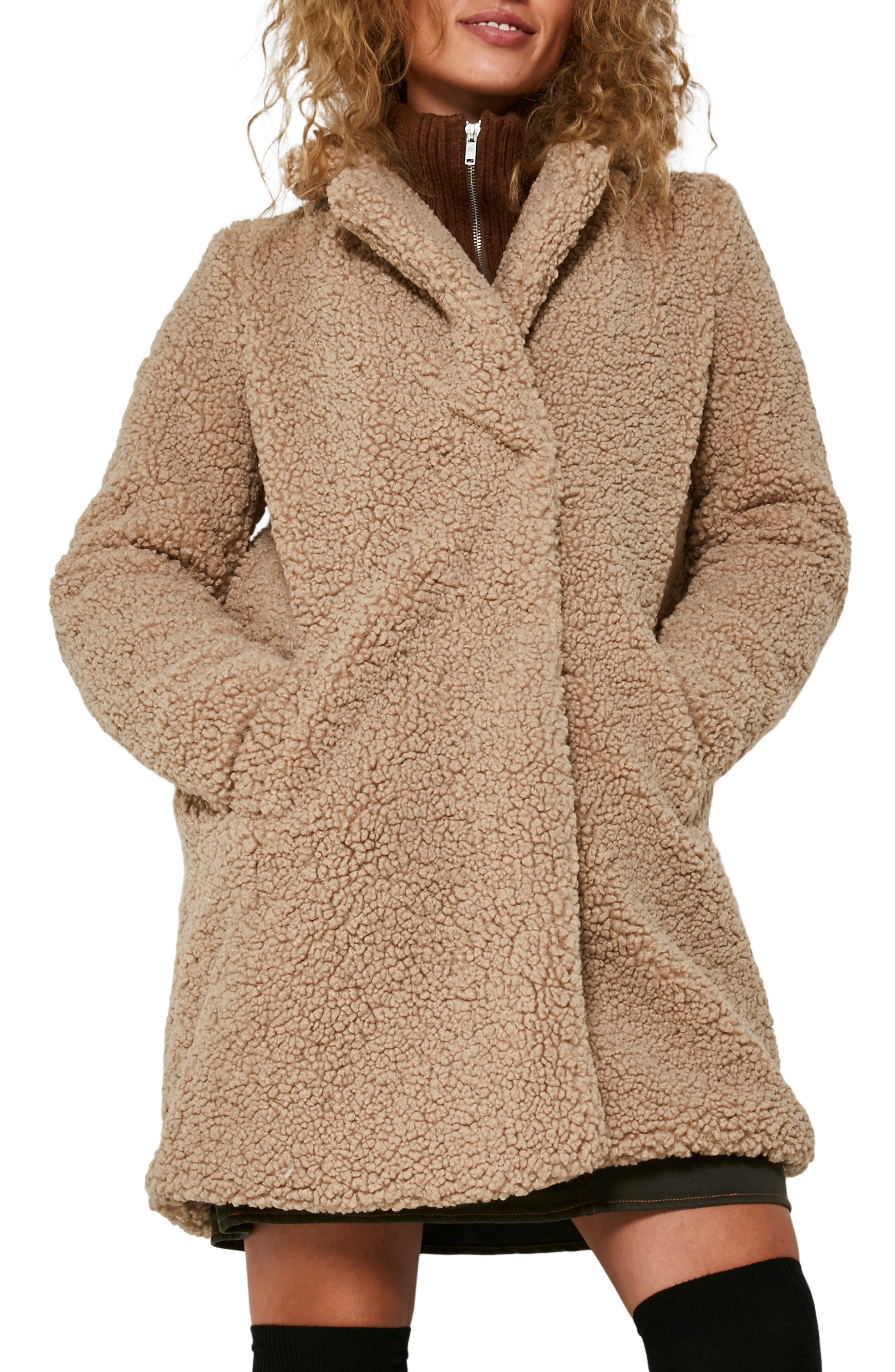 Noisy may Gabi Fleece Teddy Jacket