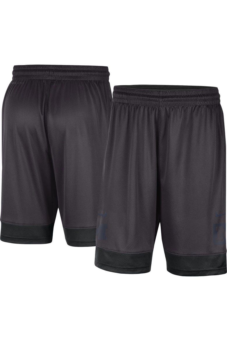 Men's Nike Charcoal Michigan Wolverines Performance Fast Break Shorts, Main, color, Charcoal