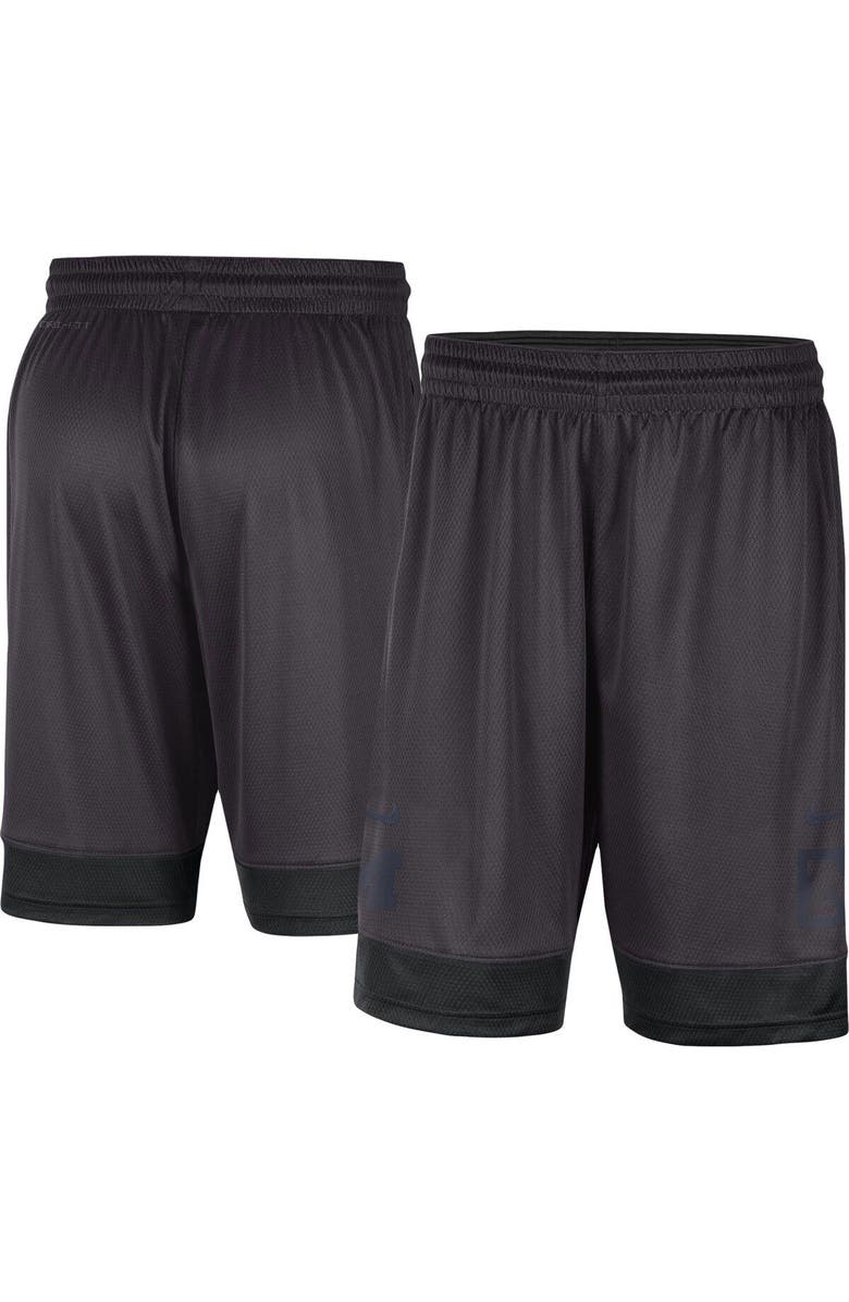 Nike Men's Nike Charcoal Michigan Wolverines Performance Fast Break Shorts, Main, color, Charcoal