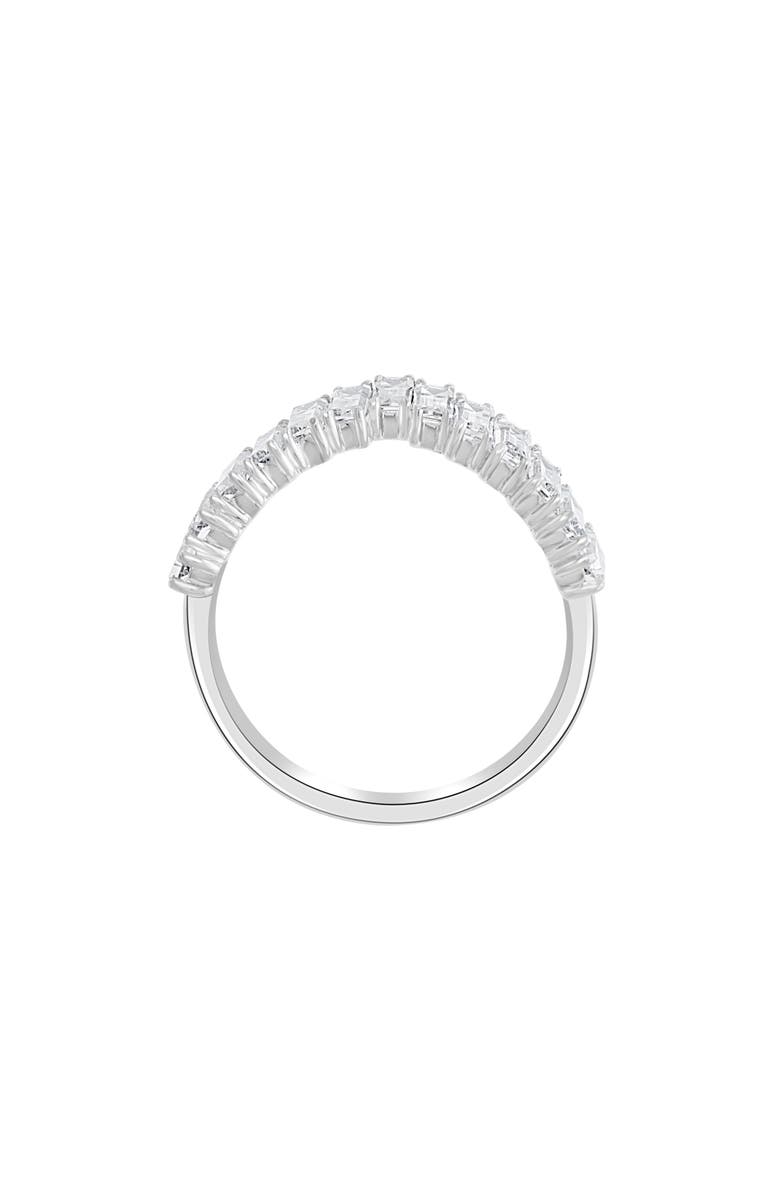 EFFY Sterling Silver White Topaz Baguette Ring, Alternate, color, White