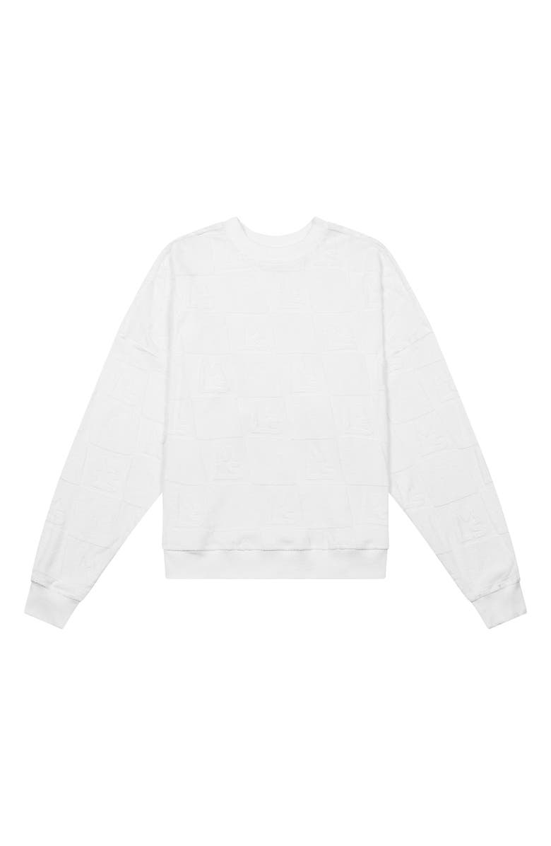 MAGNLENS Pacifico Oversize Cotton Blend Crewneck Sweatshirt, Alternate, color,