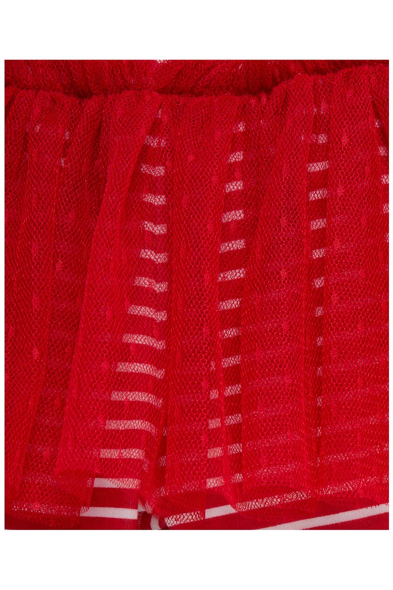 Kids' Holiday Necklace Skegging Set with Headband, Alternate, color, RED