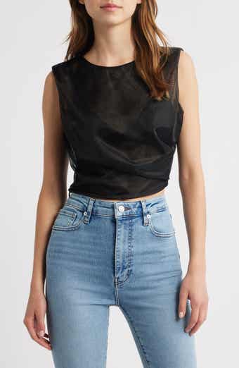 FRAME The Mesh Twist Tank