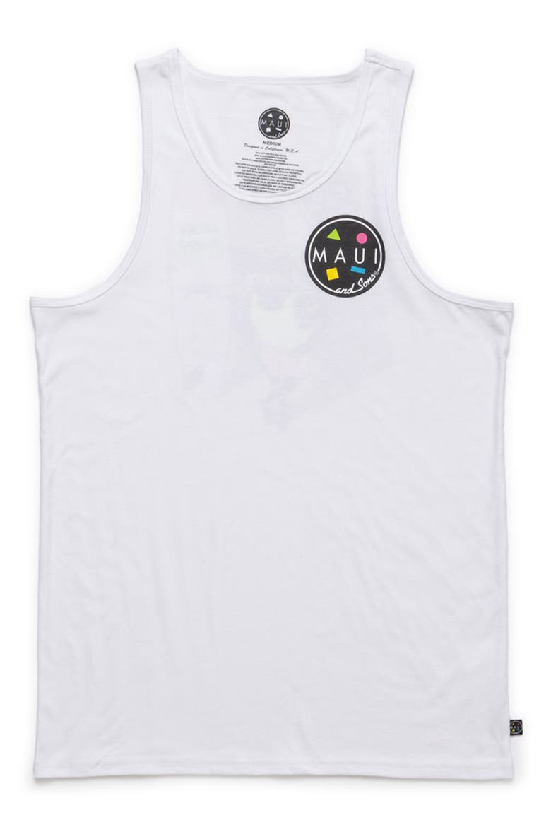 Arnold Sharkley Graphic Tank, Main, color, WHITE