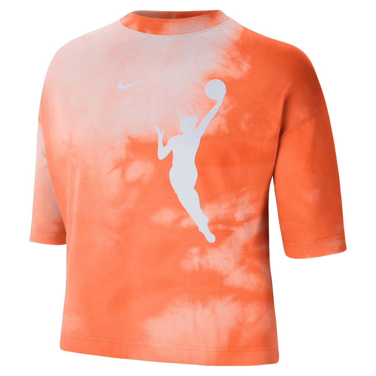 Women's Nike Orange WNBA Team 13 Shadow-Dye Boxy Cropped T-Shirt - image 2