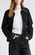 Rails Roxbury Stud Detail Denim Jacket