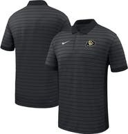 Nike Men's Nike Black Colorado Buffaloes 2025 Early Season Coaches Sideline Victory Stripe Performance Polo