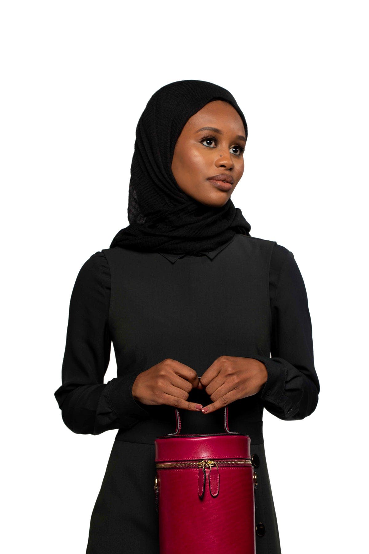 Silver & Riley NOLA Bucket Leather Bag, Alternate, color, Red