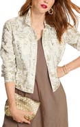 Tommy Bahama Two Palms Metallic Print Field Jacket