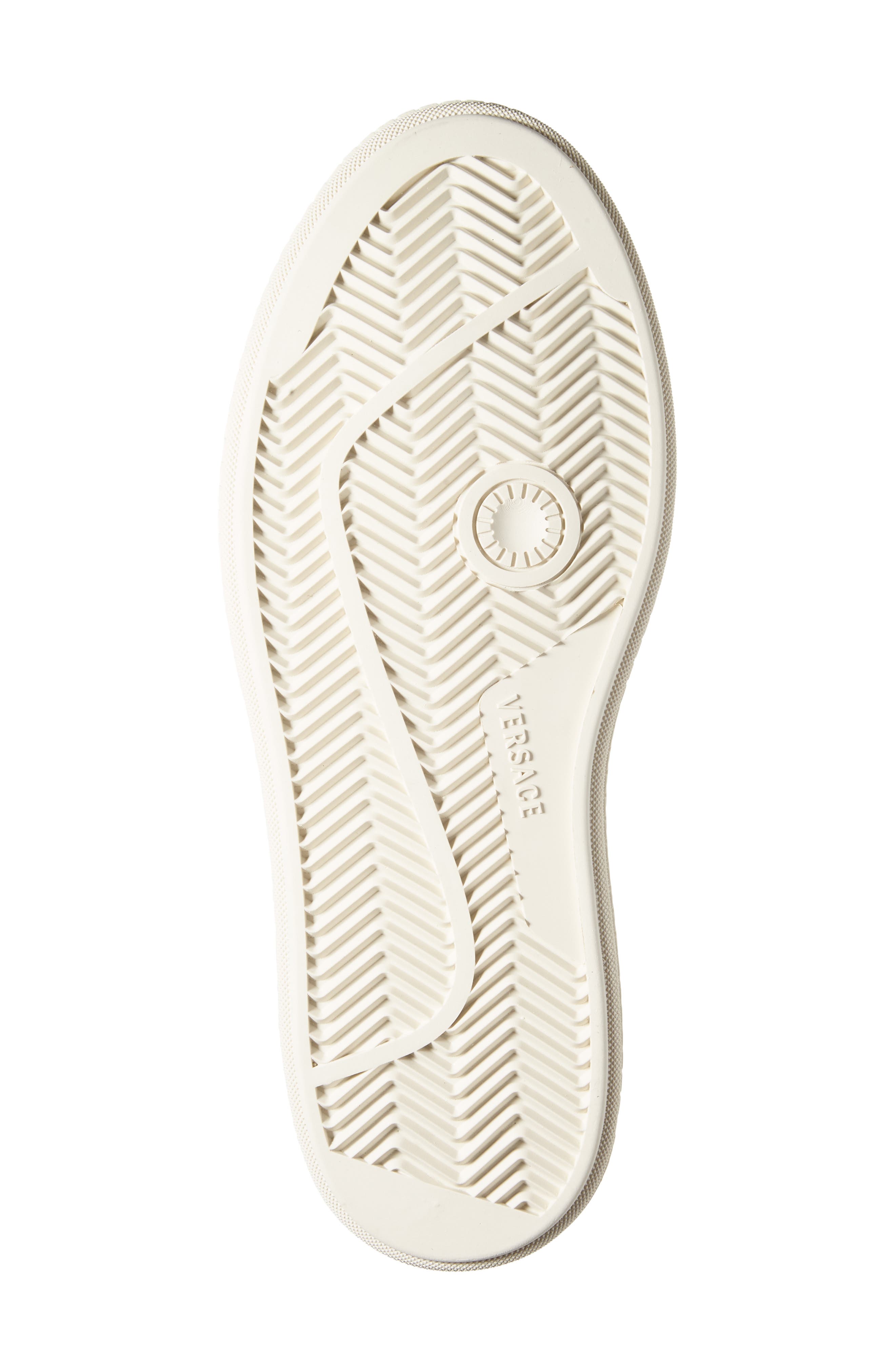 Greca Court Sneaker, Alternate, color, PEARL GREY WHITE SILVER