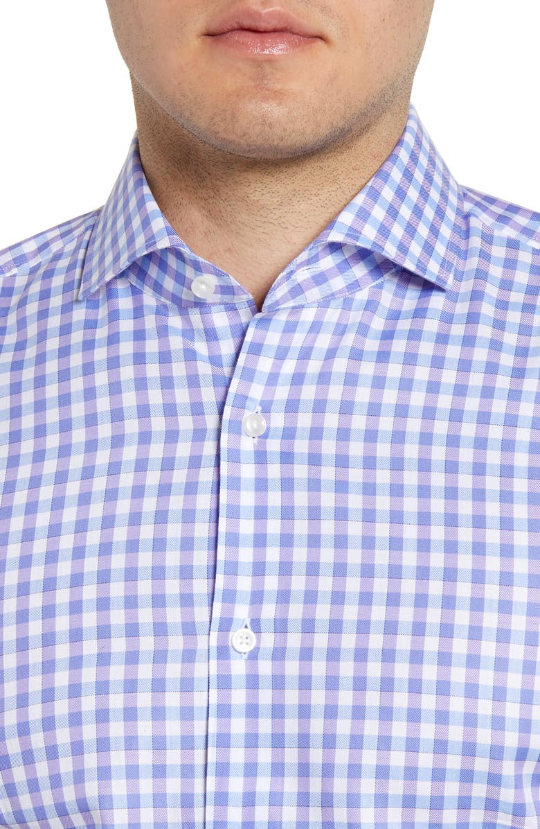 BOSS Slim Fit Check Dress Shirt, Alternate, color, 