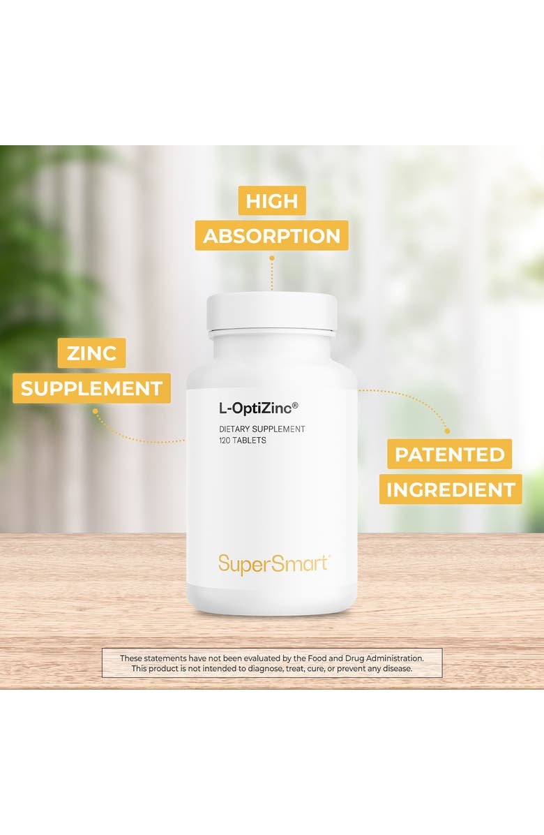 SuperSmart L-OptiZinc 30mg per Day, Alternate, color, NO COLOR