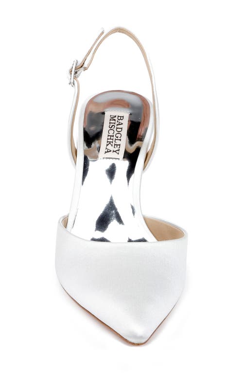 BADGLEY MISCHKA BADGLEY MISCHKA COLLECTION LUCILLE SLINGBACK POINTED TOE PUMP