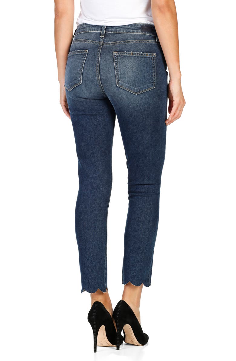 PAIGE Jacqueline High Waist Ankle Straight Leg Jeans, Alternate, color,