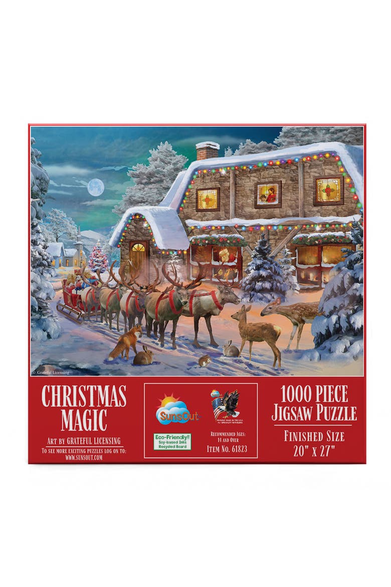 Christmas Magic 1000 piece Jigsaw Puzzle for Adults, Alternate, color, Multicolor