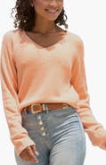 LASCANA Fuzzy V-Neck Sweater