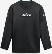 Nike Men's Nike Black New York Jets Sideline Coaches Team Present Midweight Therma-FIT Sweatshirt