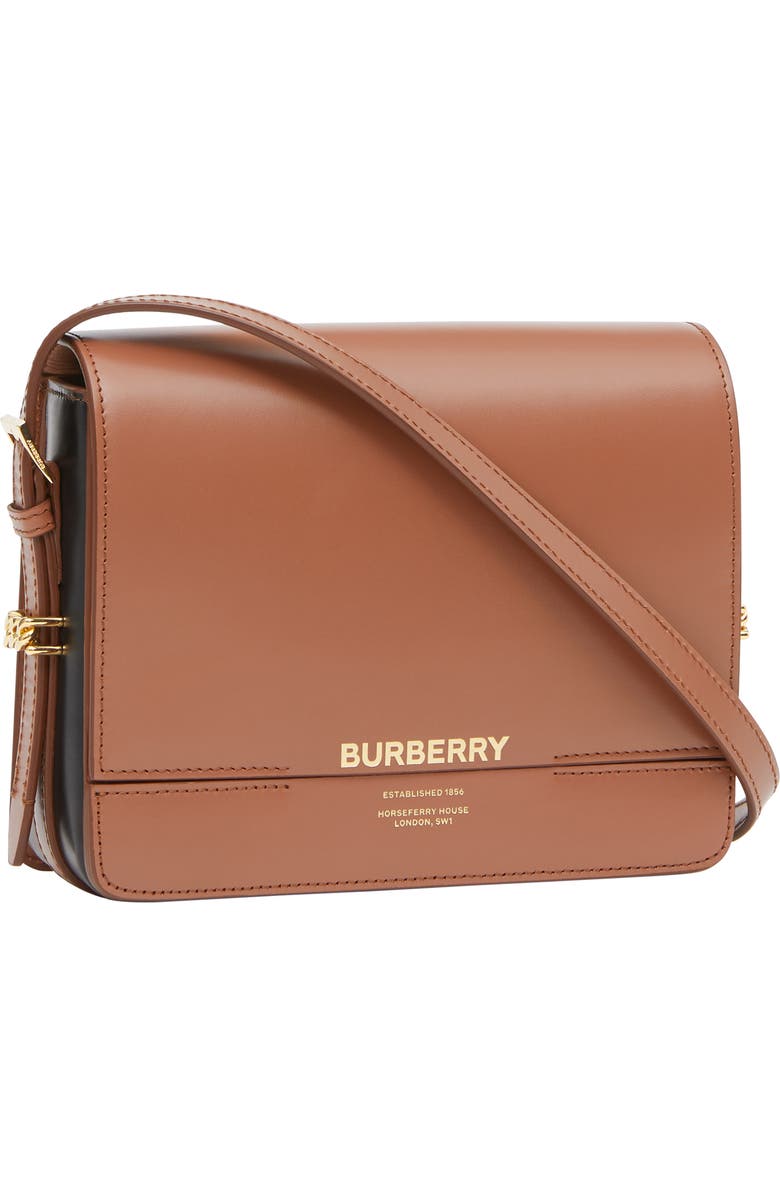 Burberry Small Grace Colorblock Leather Crossbody Bag, Alternate, color,