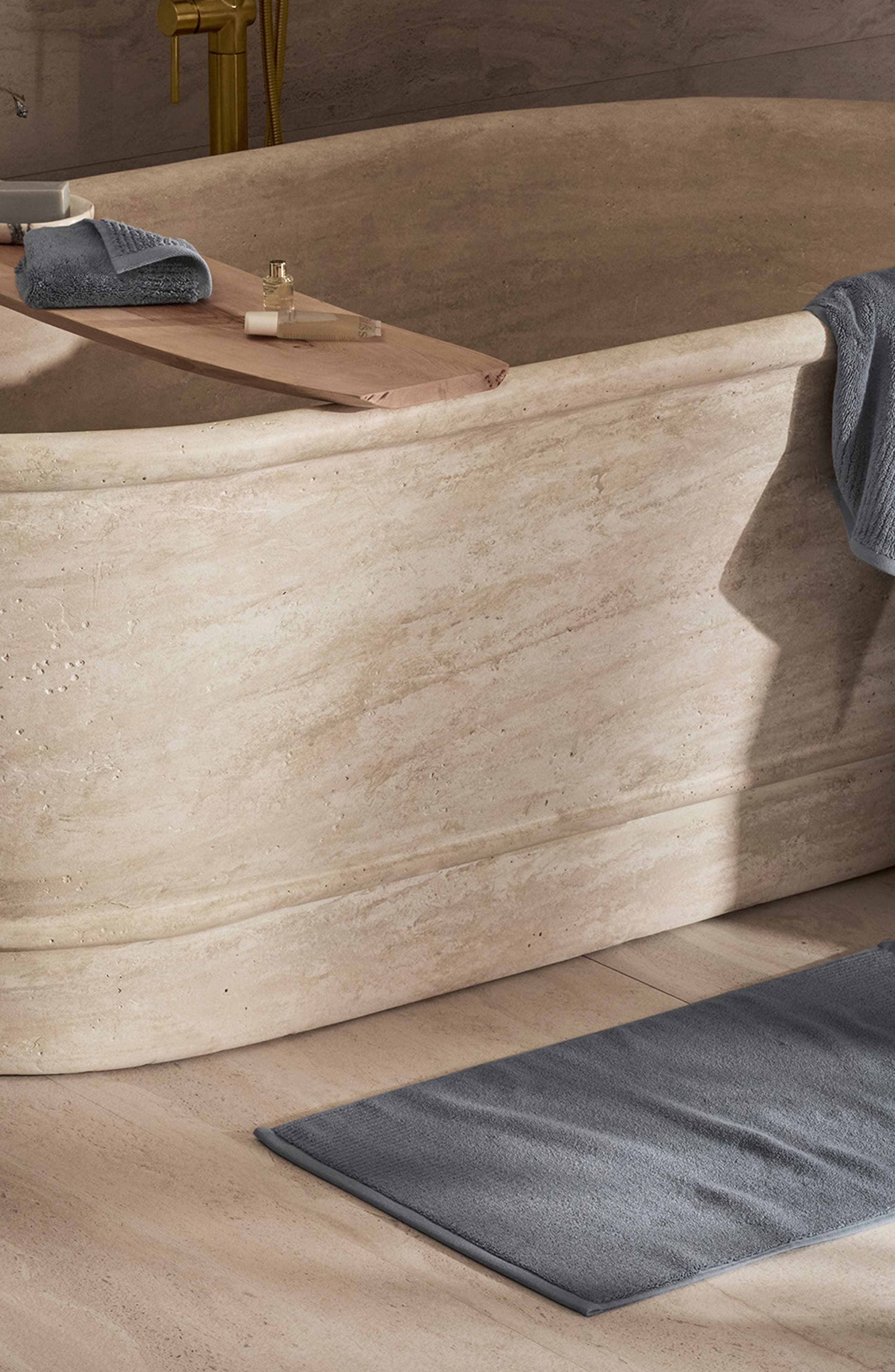 Boll & Branch Organic Cotton Bath Mat - Thumbnail 2