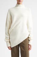 A.L.C. Naomi Asymmetric Mock Neck Sweater
