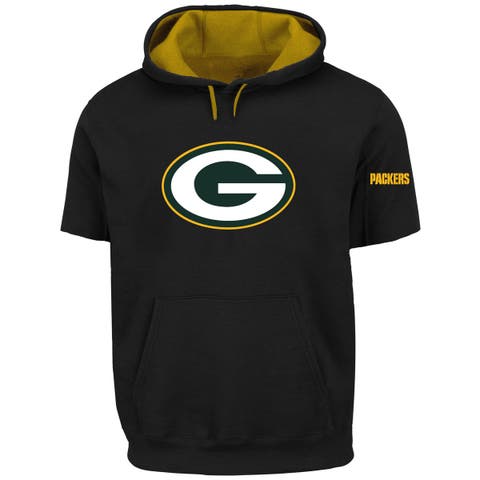 Men's Profile Black Green Bay Packers Big & Tall Fleece Pullover Hoodie