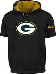 FANATICS Men's Profile Black Green Bay Packers Big & Tall Fleece Pullover Hoodie