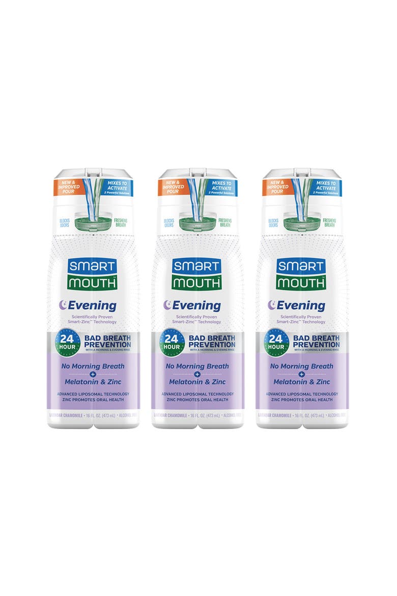 Advanced Liposomal Evening Mouthwash Lavender Chamomile 16 fl oz, 3-Pack, Main, color, Lavendar Chamomile