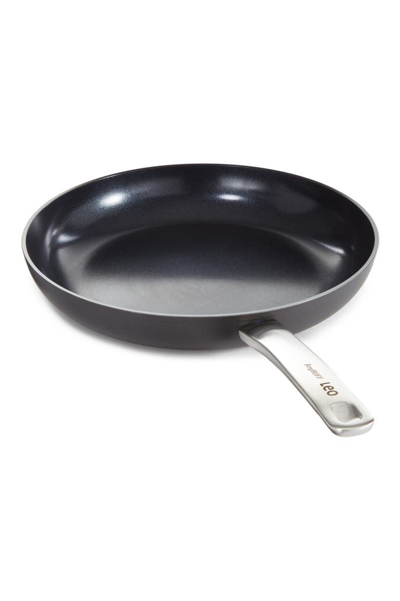 Leo Graphite Nonstick 11" Frying Pan, Alternate, color, BLACK