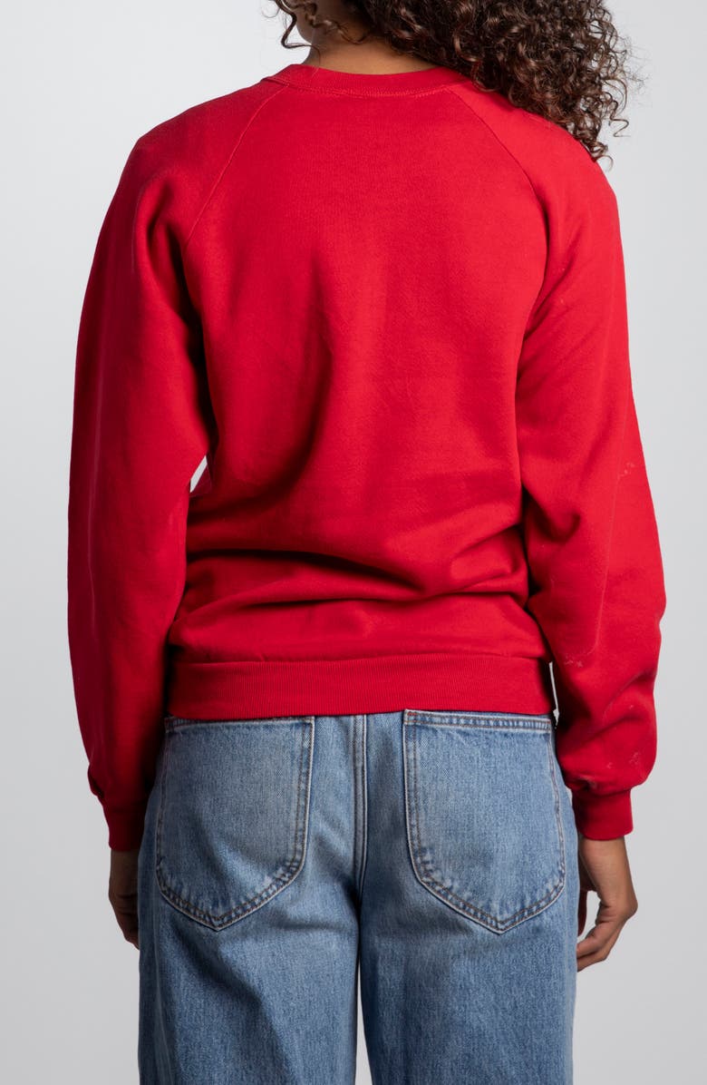 Elwood Vintage Northwest Football Sweatshirt, Alternate, color, Red