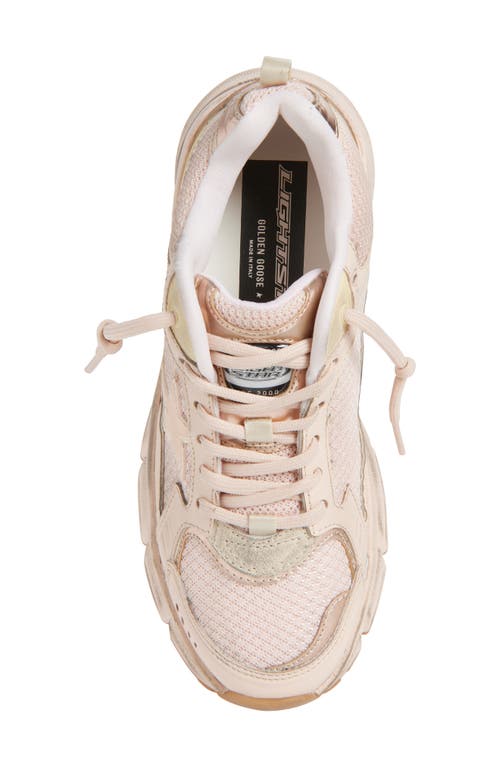 Golden Goose Lightstar Net Leather And Suede Upper Tpu Star Net Heel And Spur In Multi