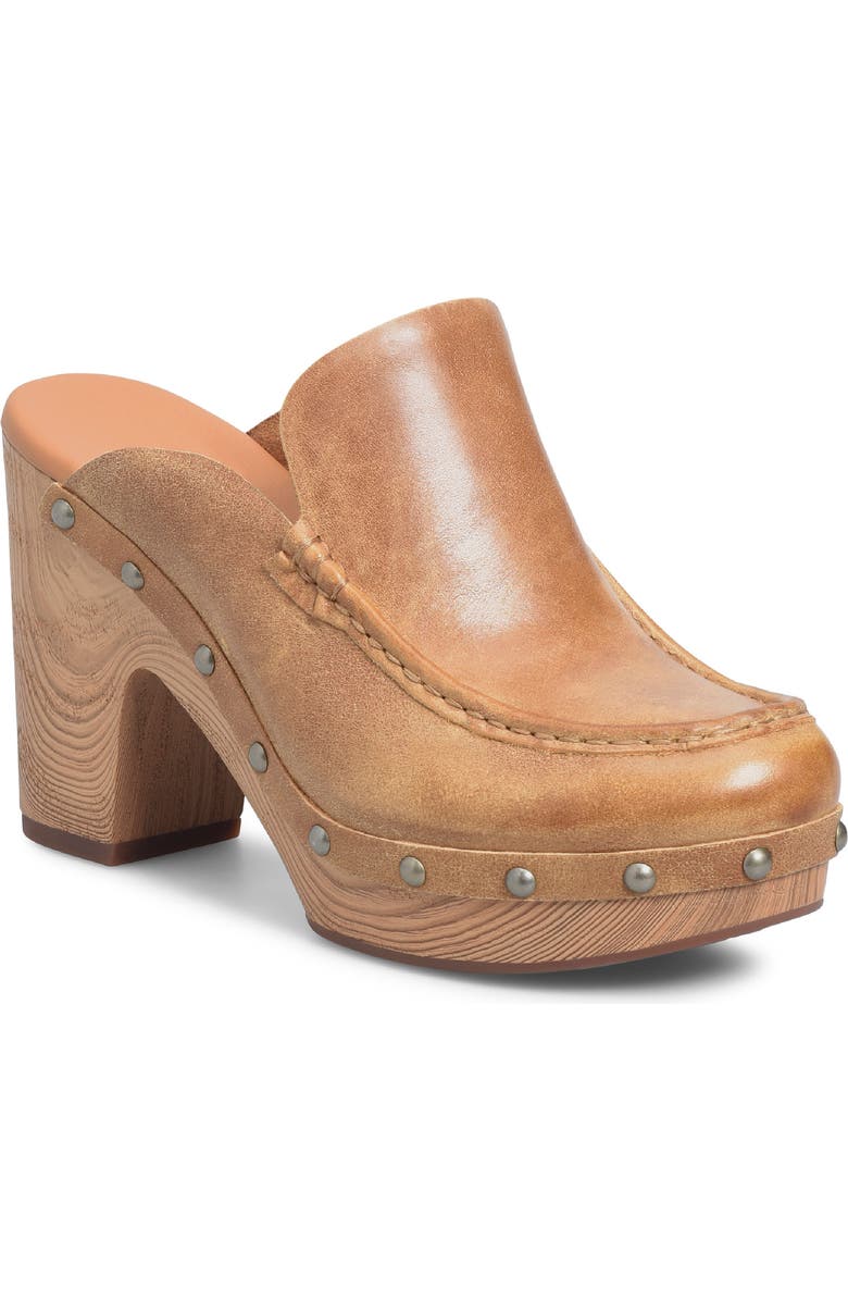 Kork-Ease<sup>®</sup> Spencer Platform Clog, Main, color, Tan Leather