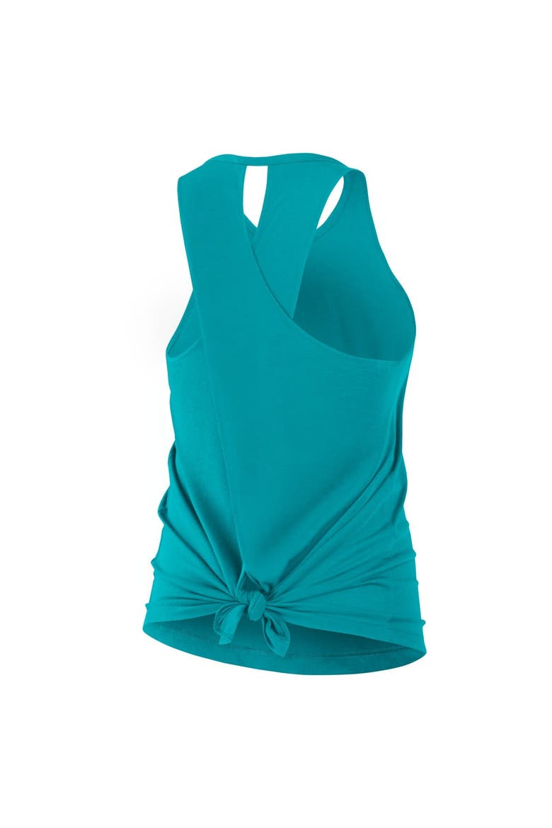 Women's Nike Aqua Miami Dolphins  Crossback Performance Tank Top, Alternate, color, Aqua
