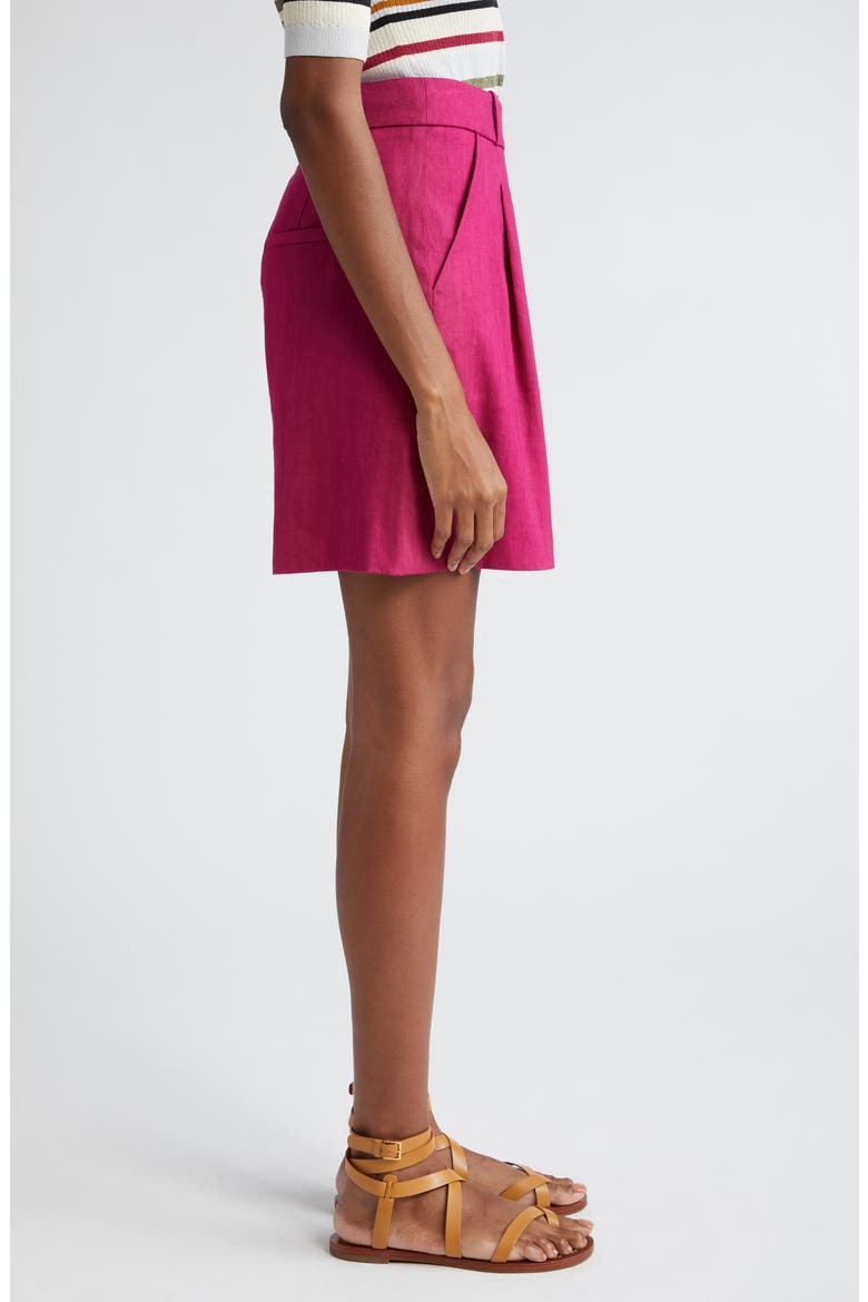 Noemi Linen Blend Shorts, Alternate, color, WILDBERRY