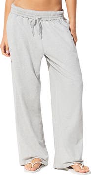 SKIMS Cotton Blend Jersey Wide Leg Pants