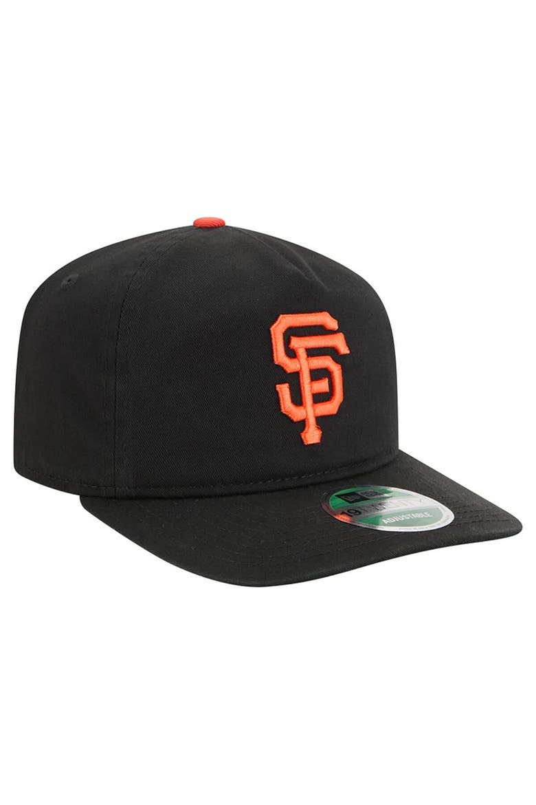 Men's New Era  Black San Francisco Giants Team 19TWENTY Adjustable Hat, Alternate, color, Black