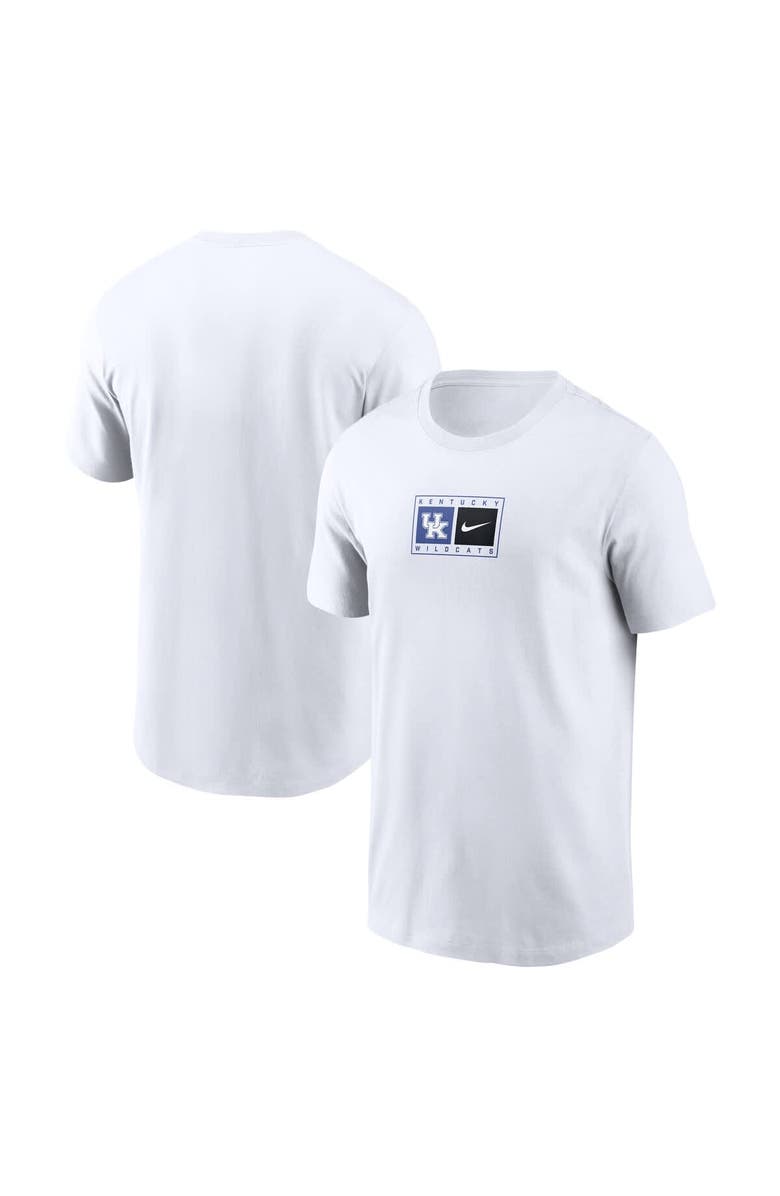 Nike Men's Nike White Kentucky Wildcats Campus Logo Swoosh T-Shirt, Main, color, White
