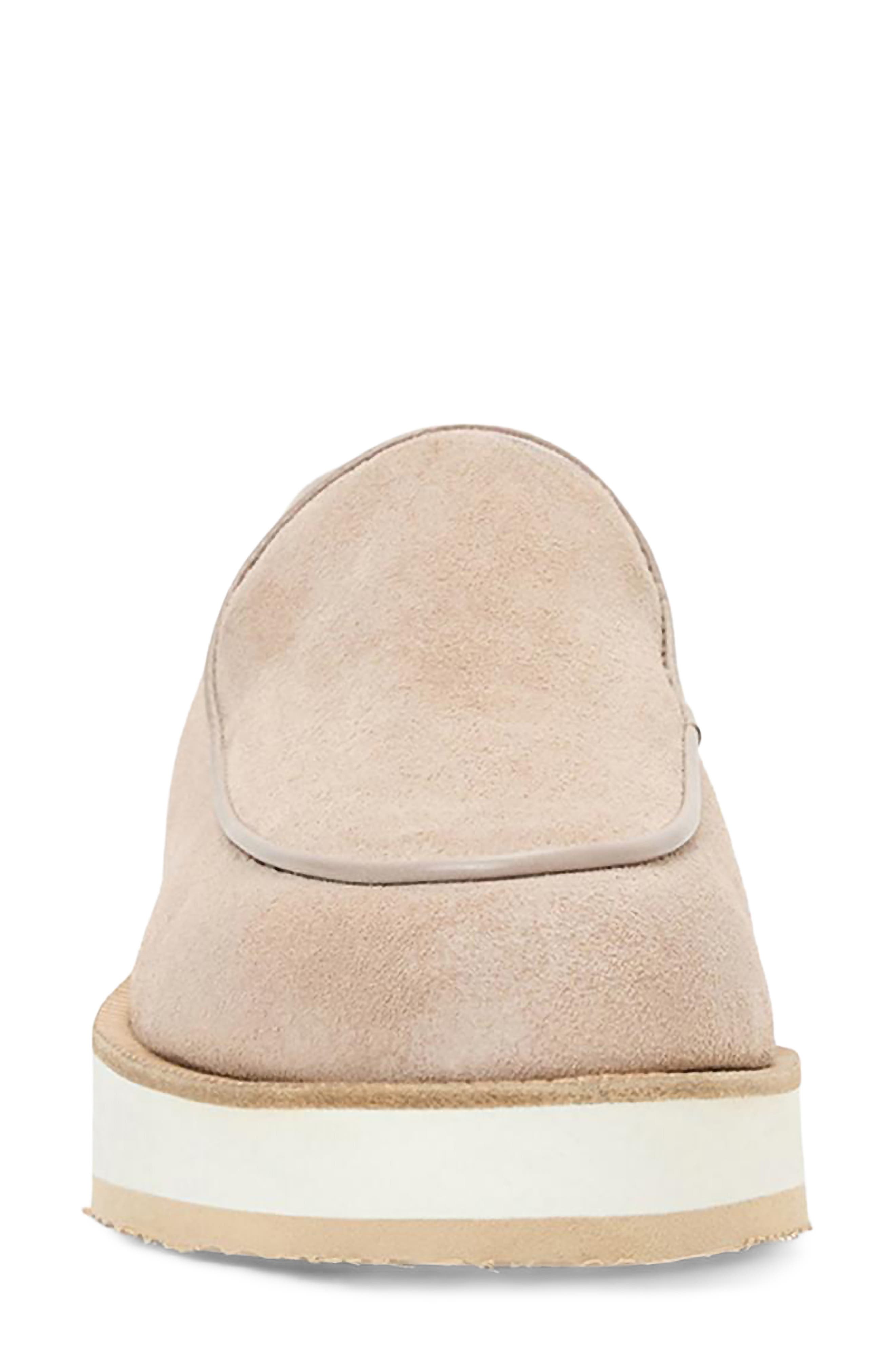 Aquatalia Honnete Waterproof Platform Flat, Alternate, color, Warm Grey Suede