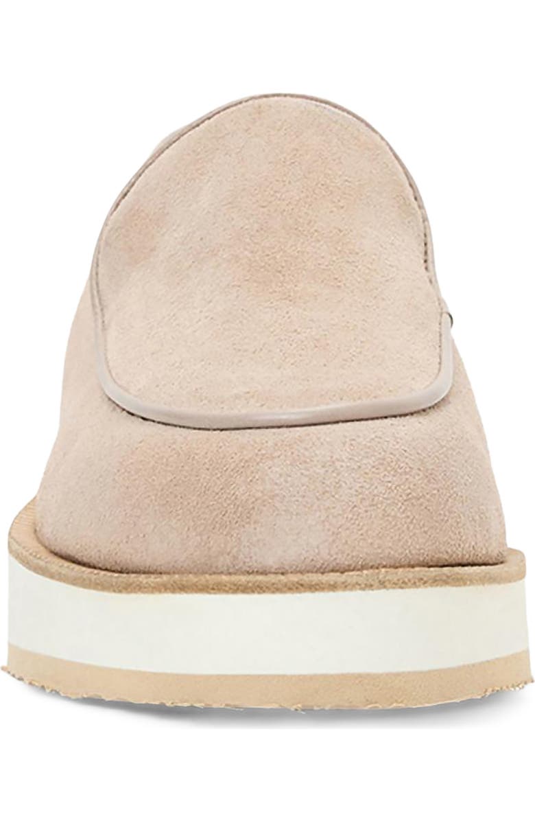 Aquatalia Honnete Waterproof Platform Flat, Alternate, color, Warm Grey Suede