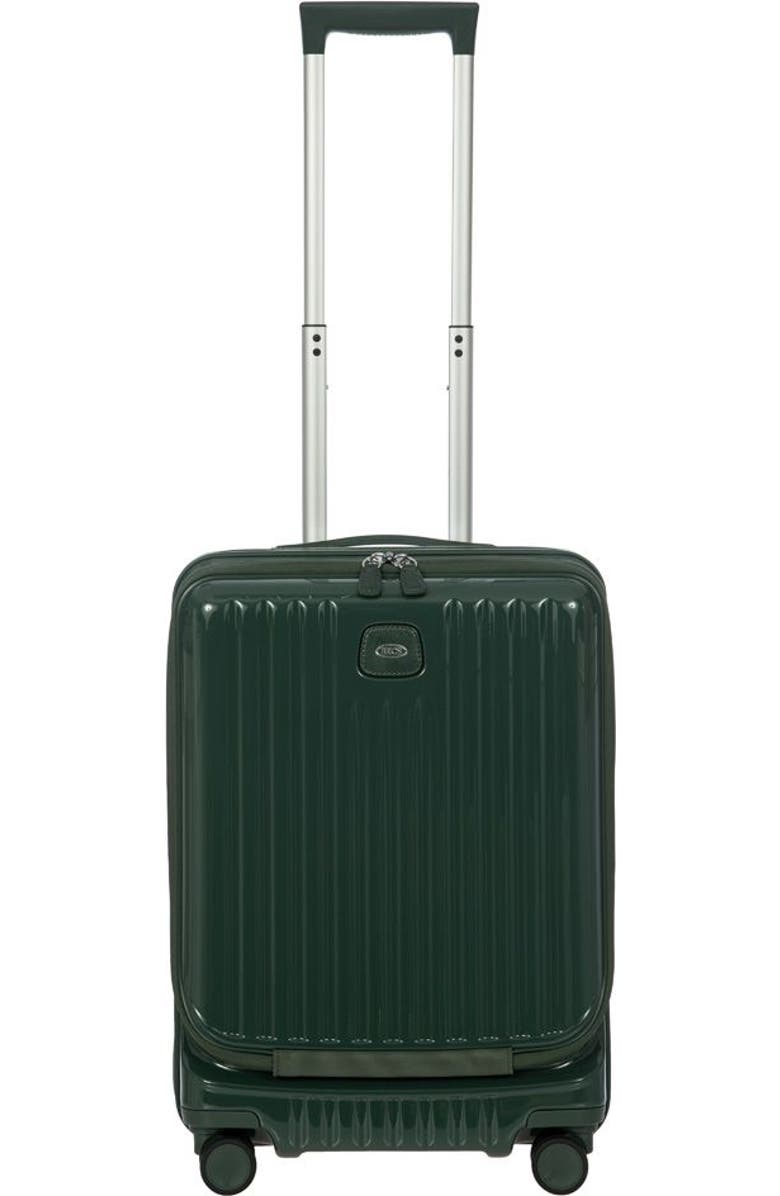 Bric
s Positano 21" Carry-On Expandable Spinner w/Pocket, Alternate, color, Emerald