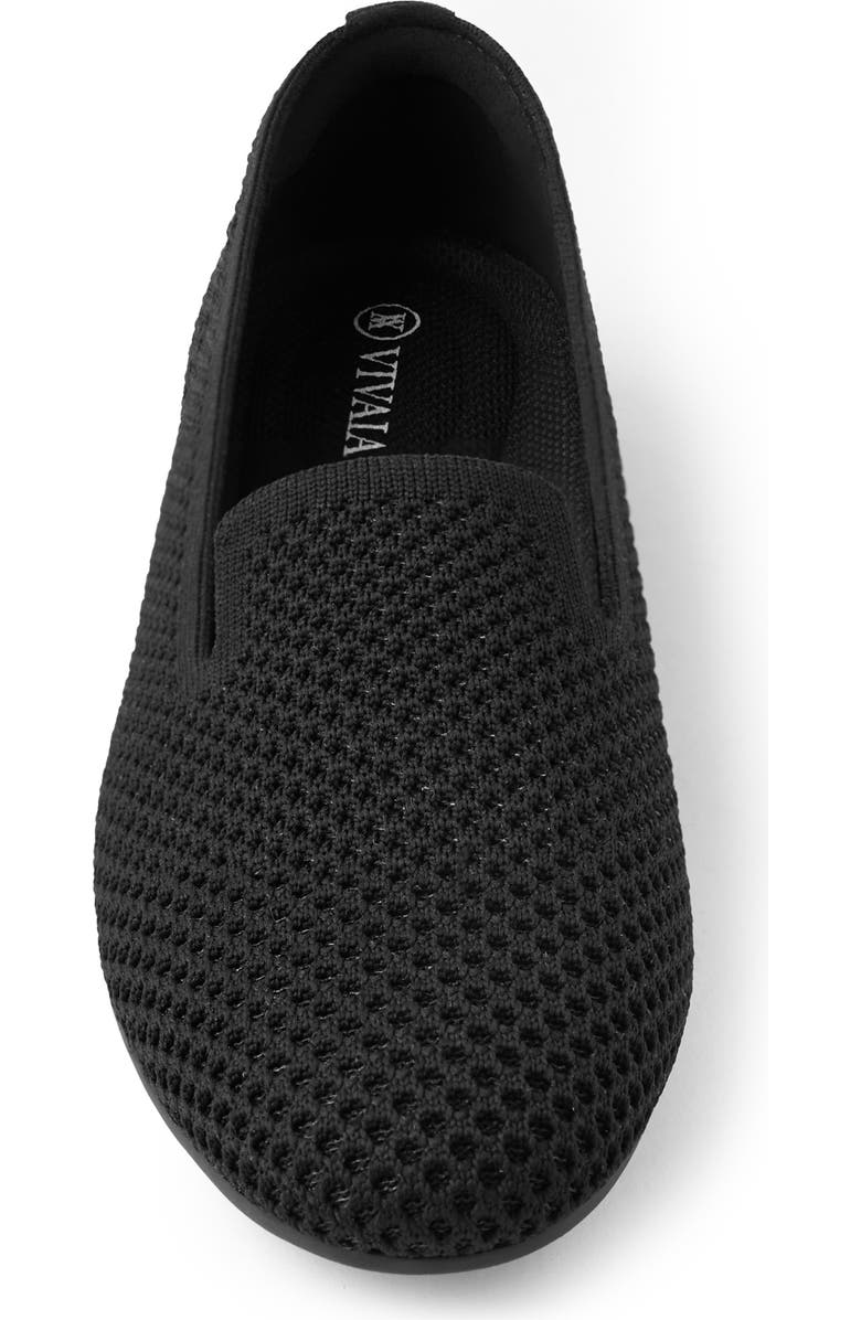 VIVAIA Round-Toe Embroidered Loafers, Alternate, color,