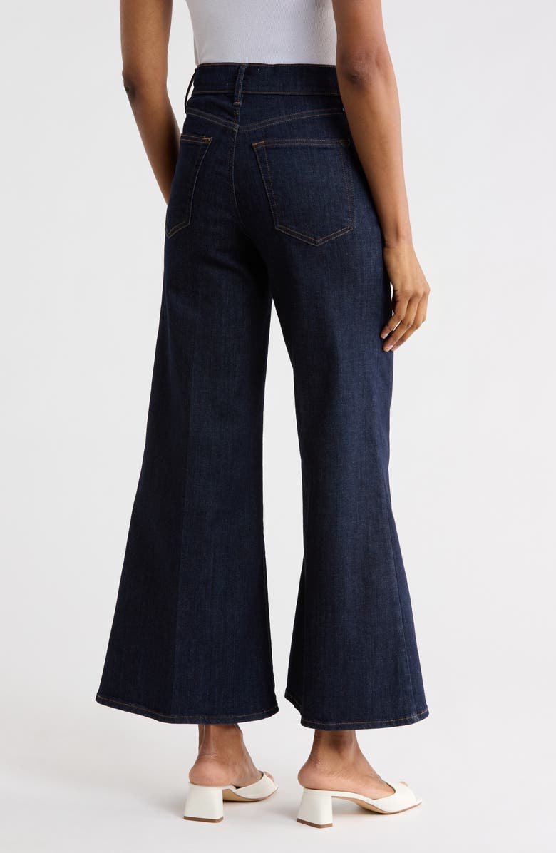 FRAME Le Palazzo Crop Wide Leg Jeans, Alternate, color, Rinse