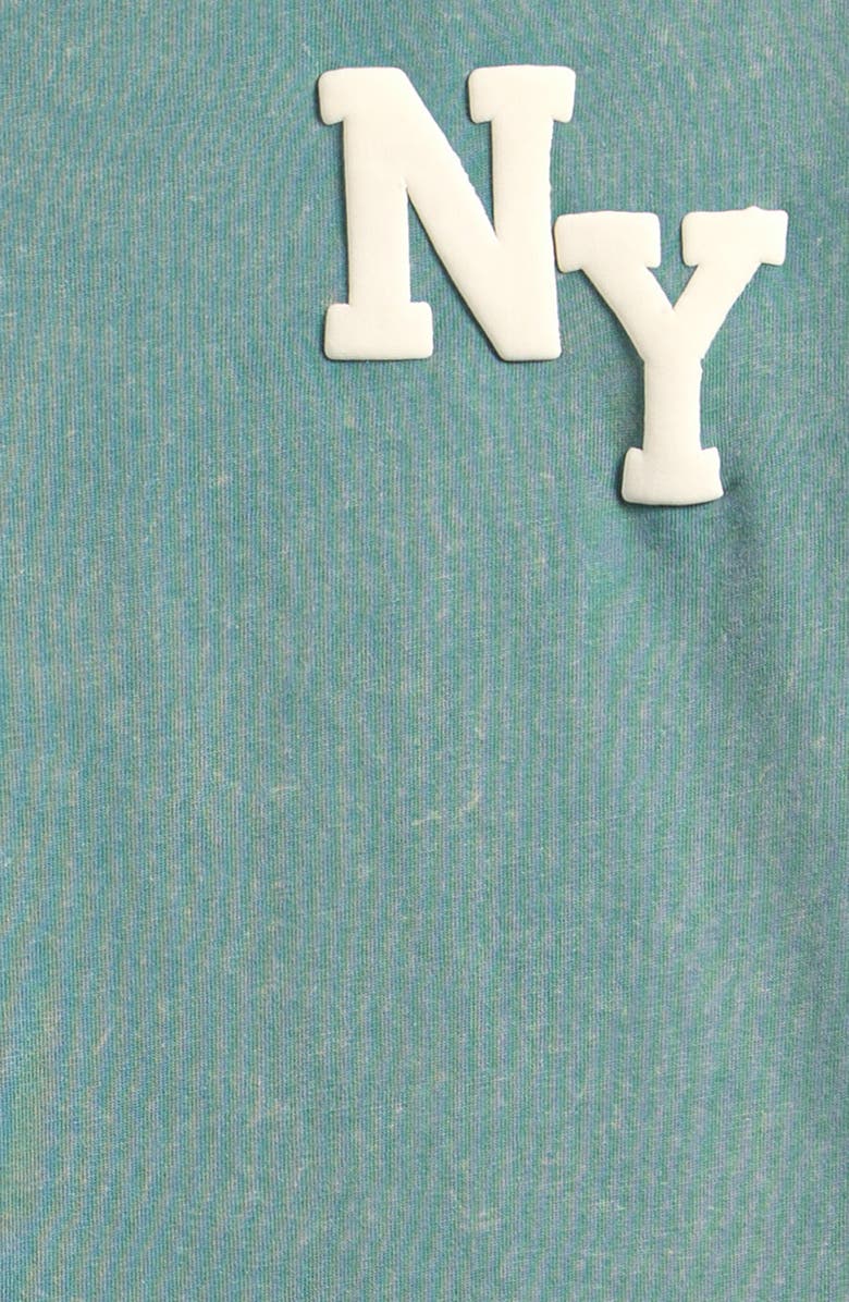 MILES THE LABEL Kids' NY Puff Print T-Shirt, Alternate, color, Teal