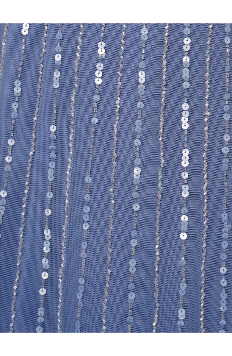 Adrianna Papell Sequin Stripe Cocktail Dress, Alternate, color,