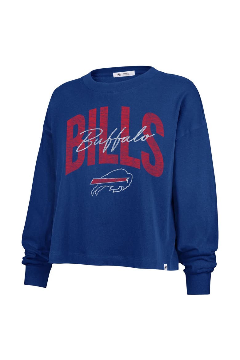 Women's '47 Royal Buffalo Bills Plus Size Muse Sydney Long Sleeve T-Shirt, Alternate, color, Royal