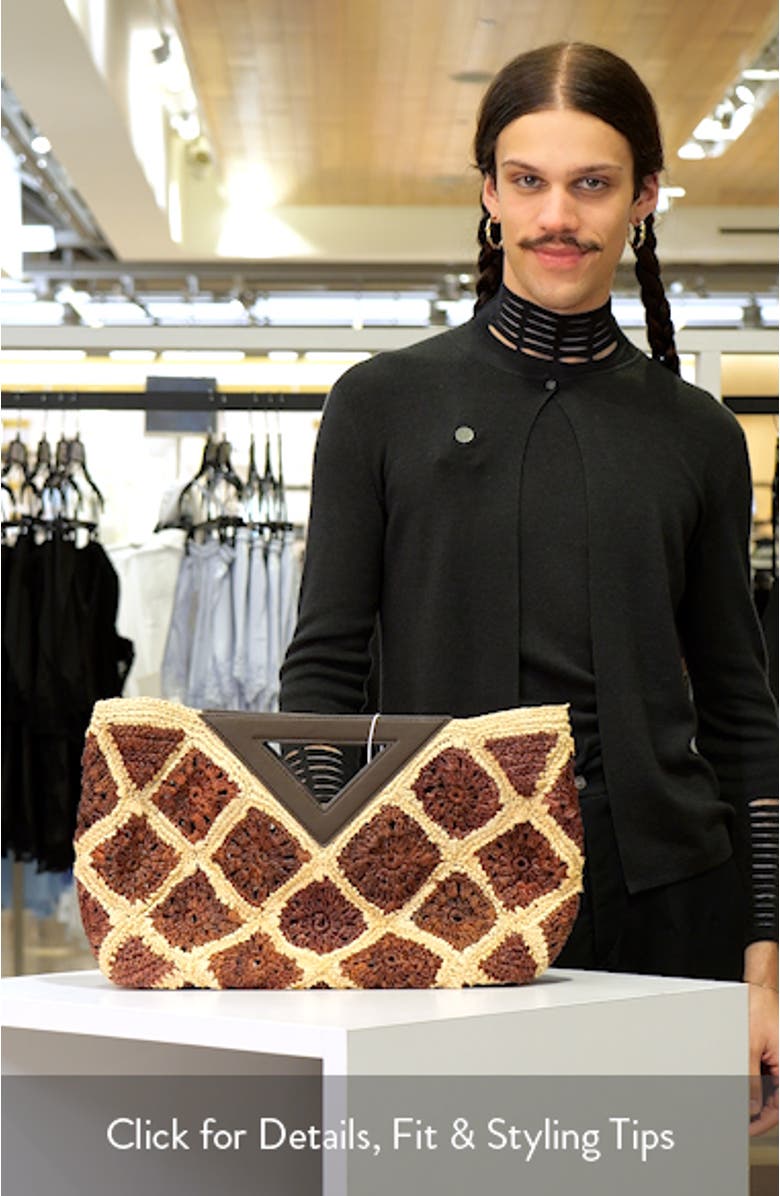 Vesper Raffia Handbag, sales video thumbnail